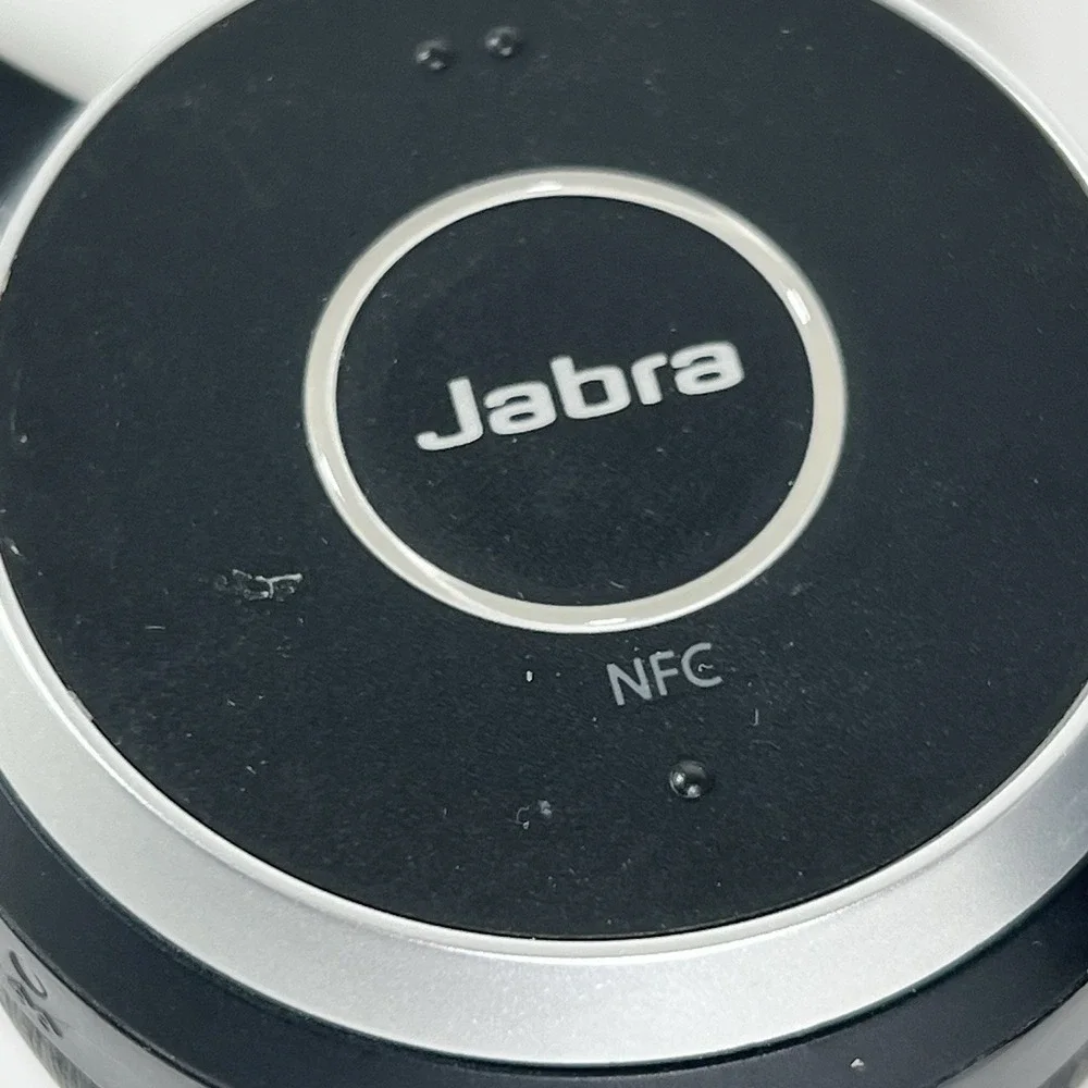 Jabra Evolve 65 UC Stereo Bluetooth On the Ear Headset- Black Tested Working